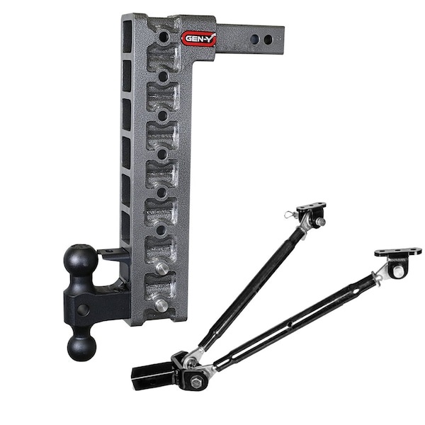 Mega-Duty 2" Shank, Hitch, Versa-Ball, Pintle & Stabilizer Kit, GH-528